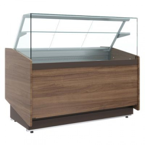 Витрина тепловая Полюс KC80 SH 1,2-1 (1008 темный дуб)