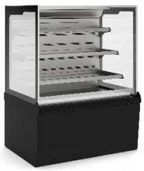 Витрина кондитерская Es system k Carina 06 Self открытая 1,0 черная/серая
