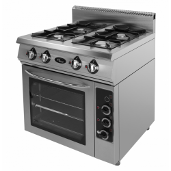 Купить плита газовая 4-х горелочная grill master ф4пдг/800 с комбинированной духовкой – цена от завода, доставка до двери | RuOborudovanie.ru