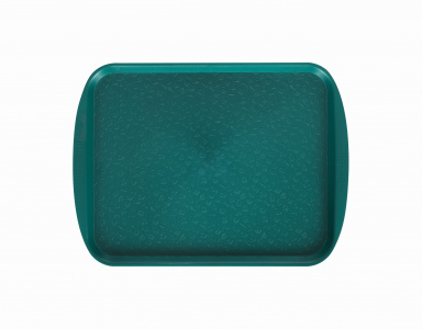 Поднос столовый 330х260 мм зеленый