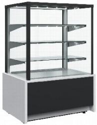 Купить витрина холодильная кондитерская kc70 vh 1,3-1 light 9006-9005 (вхсв-1,3д carboma cube д/шок.) техно – цена от завода, доставка до двери | RuOborudovanie.ru