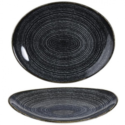 Блюдо овальное 31,7Х25,5СМ, без борта, цвет Charcoal Black, Studio Prints Spcbop121 – купить в RuOborudovanie.ru с доставкой до двери Купить блюдо овальное 31,7х25,5см, без борта, цвет charcoal black, studio prints spcbop121 – цена от завода, доставка до двери | RuOborudovanie.ru