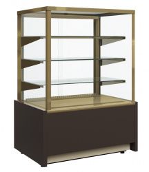 Купить витрина кондитерская полюс kc70 vm 1,3-1 0102-0109 (вхсв-1,3д carboma cube) корич.-золотой 1801934p – цена от завода, доставка до двери | RuOborudovanie.ru