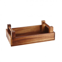 Купить поднос деревянный "ящик" 34х20см h10см buffet wood zcawrctc1 – цена от завода, доставка до двери | RuOborudovanie.ru