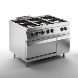 Купить плита газовая 6 конфорочная 700 серии apach chef line slrrg127fgcs – цена от завода, доставка до двери | RuOborudovanie.ru