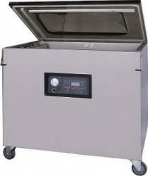 Напольный вакуумный упаковщик DZQ-800/2L (нерж., газ)