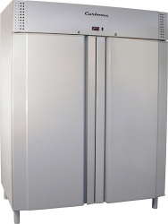 Купить шкаф холодильный с глухой дверью carboma r1400 inox нержавеющий – цена от завода, доставка до двери | RuOborudovanie.ru