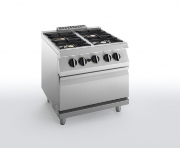 Плита газовая 4 конфорочная 700 серии Apach Chef Line Slrrg87Fg