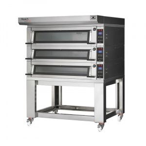 Печь подовая Apach E4Lk4L Dp с подставкой без направляющих 