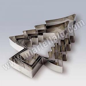 Форма кондитерская "ЕЛОЧКА" 16Х12,5СМ H4См, нерж.сталь 14H4X16