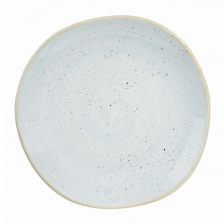 Тарелка мелкая "ВОЛНА" 26,4СМ, без борта, Stonecast, цвет Duck Egg Blue Sdesog101