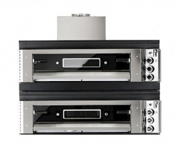Печь для пиццы Oem-ali SG/66/2 MET газовая серии SG Modular 2-камерная с подом 63х63см