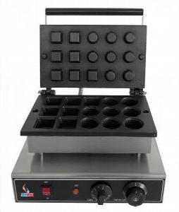 Вафельница Airhot WT-15 тарталетки 7 квадратных и 8 круглых, электр.настольн.