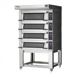 Печь подовая Apach E2Lk3L Dp с подставкой без направляющих – купить в RuOborudovanie.ru с доставкой до двери Купить печь подовая apach e2lk3l dp с подставкой без направляющих – цена от завода, доставка до двери | RuOborudovanie.ru