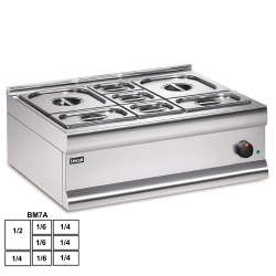 Купить мармит настольный 1*gn1/2 + 4*gn1/4 + 3 gn1/6 lincat bm7afl – цена от завода, доставка до двери | RuOborudovanie.ru