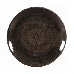 Тарелка мелкая 26СМ, без борта, Stonecast Patina, цвет Iron Black Paibev101