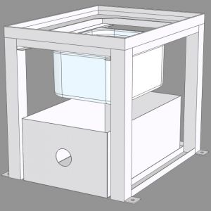 Подставка под картофелечистку МОК-150М и МОК-300М ТТМ ПМОК-1