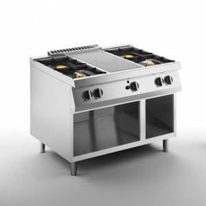 Плита со сплошной поверхностью газовая 700 серии Apach Chef Line Slrstg127R4Os