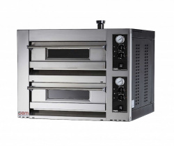 Печь подовая Oem-ali DB830EM электрическая 2-камерная с подом 63х63см