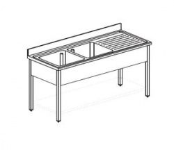 Ванна моечная Apach L2S207-65Rw