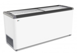 Ларь морозильный Frostor Gellar FG700 с прямое стекло серый