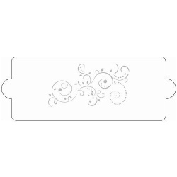 Купить трафарет для декорирования 34,7х12,7см, пластик 40-w098 – цена от завода, доставка до двери | RuOborudovanie.ru