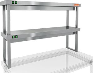 Полка тепловая Hicold TP2-14/3 двухъярусная настольная (1400х300х800мм)