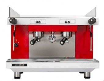 Кофемашина Sanremo Zoe Tall 2 гр. 220В полуавтомат бело-красная – купить по цене завода