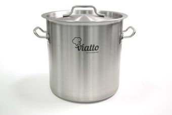 Кастрюля 12 л нерж Viatto 101302 – купить по цене завода