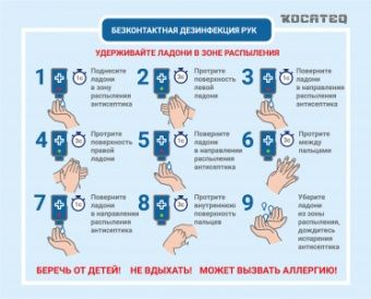 Дезинфектор для рук бесконтактный настольный/настенный объемом 1,6 л Kocateq HS BIOPROTECT – купить по цене завода