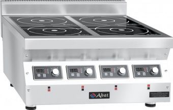 Плита индукционная Abat КИП-47Н-5,0 арт.71000019570 4-х конфорочная настольная – купить по цене завода