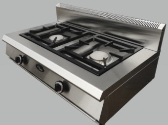 Плита газовая Grill Master Ф2ЖТЛПГ(п) ГАЗ (50019) настольная 2конф. уилен.18кВт 1000х600х330 – купить по цене завода