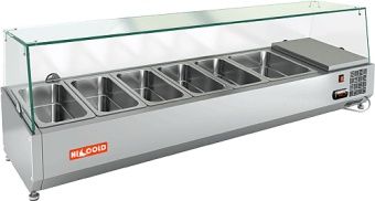 Витрина для ингридиентов Hicold VRTG1485 для стола Pze3 – купить по цене завода