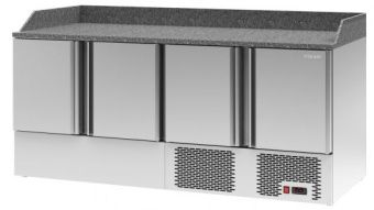 Стол для пиццы c 4 дверьми для формата GN1/1 Polair TMi4GNpizza-G – купить по цене завода