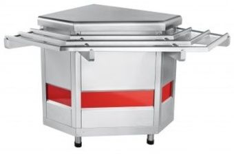 Модуль поворотный Abat МП-90КМ арт.21000011255 столешница нерж, внешн.90 градус – купить по цене завода