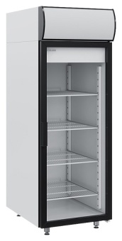 Шкаф холодильный Polair DM107-S объемом 700л формата GN 2/1, со стеклянной дверцей – купить по цене завода