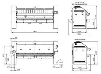 Гладильный каландр Imesa MC/M 2500/50 – купить по цене завода