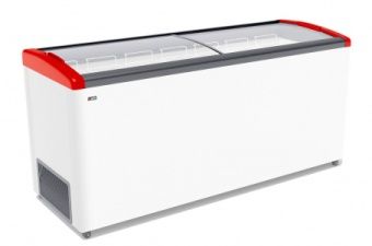 Ларь морозильный Frostor Gellar FG700 E гнутое стекло красный – купить по цене завода