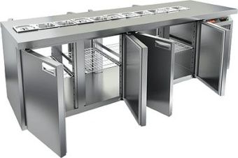 Стол для салатов Hicold SL2T-1111/GN (1/6) без крышки (+2/+10) – купить по цене завода