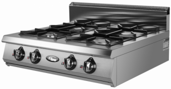 Плита газовая Grill Master Ф4ПГ/800 ГАЗ (50003) настольная 4конф.27кВт 800х800х330 – купить по цене завода