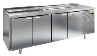 Стол для салатов Hicold SL2-1111GN (1/6) (+2+10), 4 двери, 2280х700х850мм – купить по цене завода