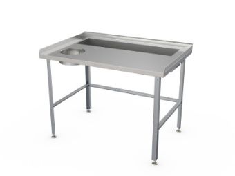 Стол пристенный овощной со-с-1-1200.800-02 (СО-1/1200/800) – купить по цене завода