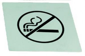 Табличка "No Smoking" S555 – купить по цене завода