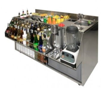 Барная станция Apach Chef Line Lbsh2S охлаждаемая с бортом – купить по цене завода