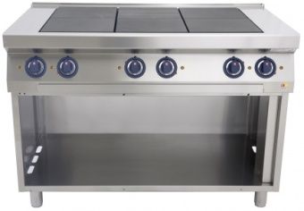 Плита 6 конфорочная Kogast Es-T67/P 700 серии – купить по цене завода