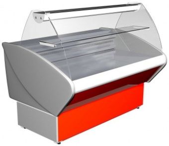 Витрина холодильная Полюс G95 Sv 1,8-1 (ВХСР -1,8 Полюс) декор красный – купить по цене завода