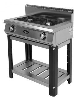 Плита газовая Grill Master Ф2ЖТЛПГ ГАЗ (50014) на подставке 2конф.чугун 13кВт 800х500х1050 – купить по цене завода