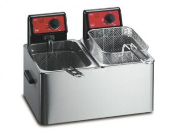 Фритюрница Fri Fri Eco6 + 6(650106) с 2 ванной 2 x 4 - 5 л электрическая настольная – купить по цене завода