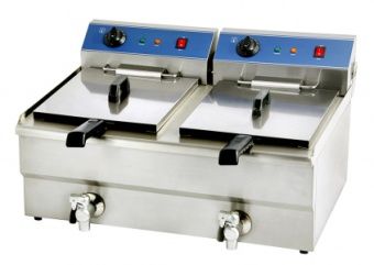 Фритюрница Kocateq BEF132V (2 ванны 13+13л) электрическая настольная – купить по цене завода