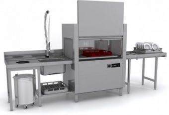 Машина посудомоечная Apach Ltit120 Wr конвейерная – купить по цене завода